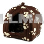 Мягкий домик для собак и кошек Pet Hut коричневый
